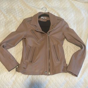 IRO Han leather moto jacket, size 36 (US size 4)